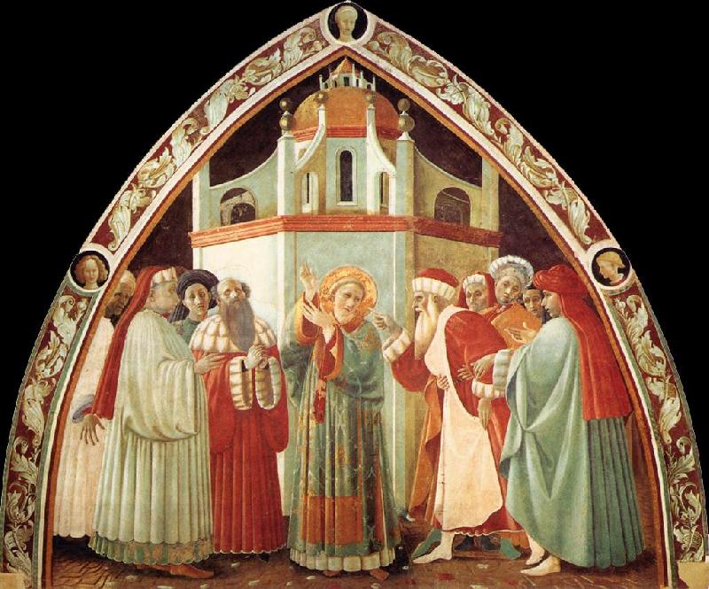 UCCELLO, Paolo Disputation of St Stephen oil painting picture